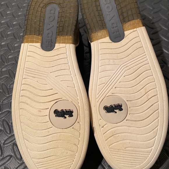 Coach Citysole Court Leather Sneaker Black size 12.5 D Shoes - Picture 6 of 7